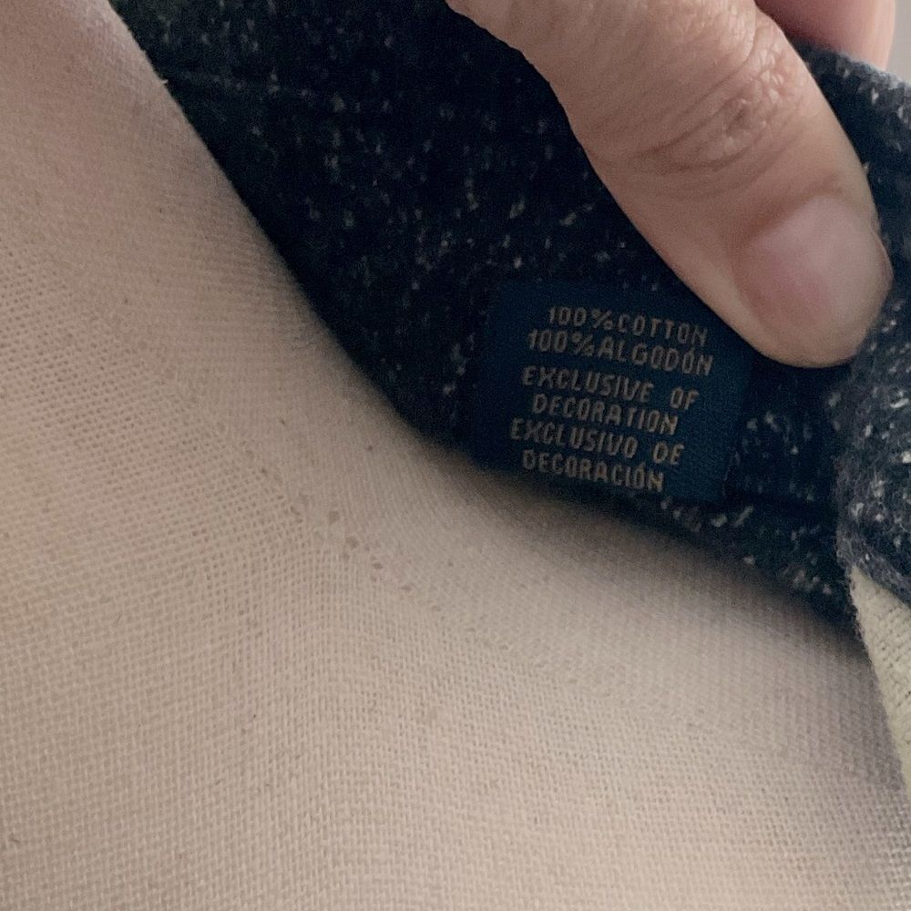 Freedom Foundry Grey Flannel Dip Bleach Dye Button Down Collared Shirt XXL - Picture 6 of 6